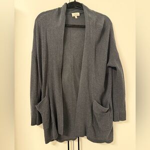 Wilfred Oversized Open-Front Cashmere Sweater